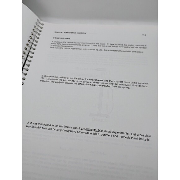 Physics Laboratory Manual With Computer Simulations 1992 Ed. Drexel University - Picture 12 of 15